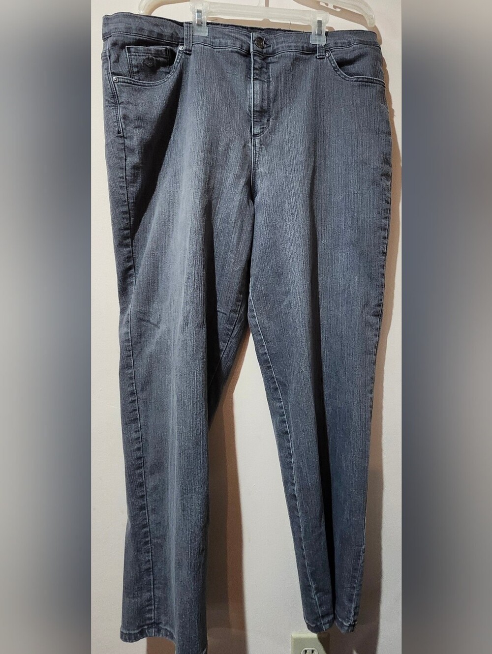 Gloria Vanderbuilt Women's Amanda Classic Grey Denim Jeans
